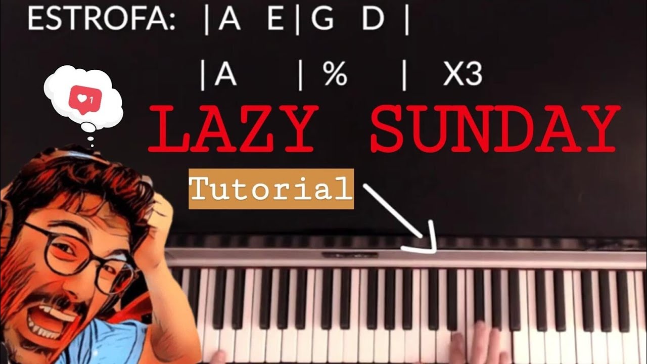 🔥🔥Rhodes Piano TUTORIAL 🔥🔥 - Cómo tocar LAZY SUNDAY - SMALL FACES