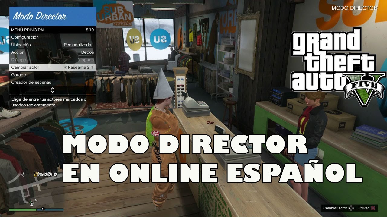 GTA V ONLINE ODM MODO DIRECTOR EN ONLINE PS4