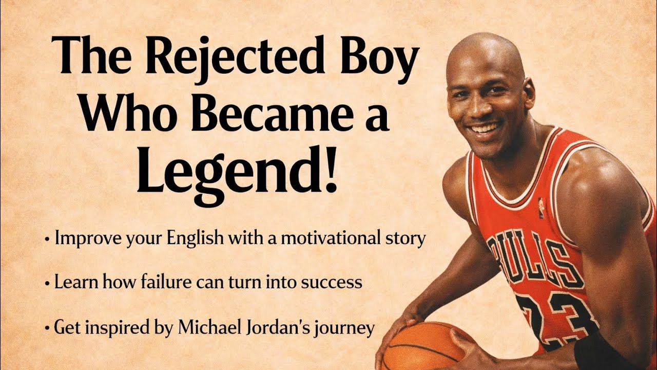 The Rejected Boy Who Became a Legend | Michael Jordan Life Story in Simple English