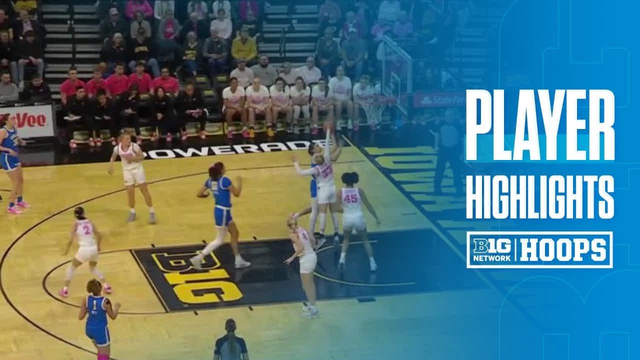 Lucy Olsen Highlights vs. UCLA | Iowa Women's Basketball | 02/23/2025
