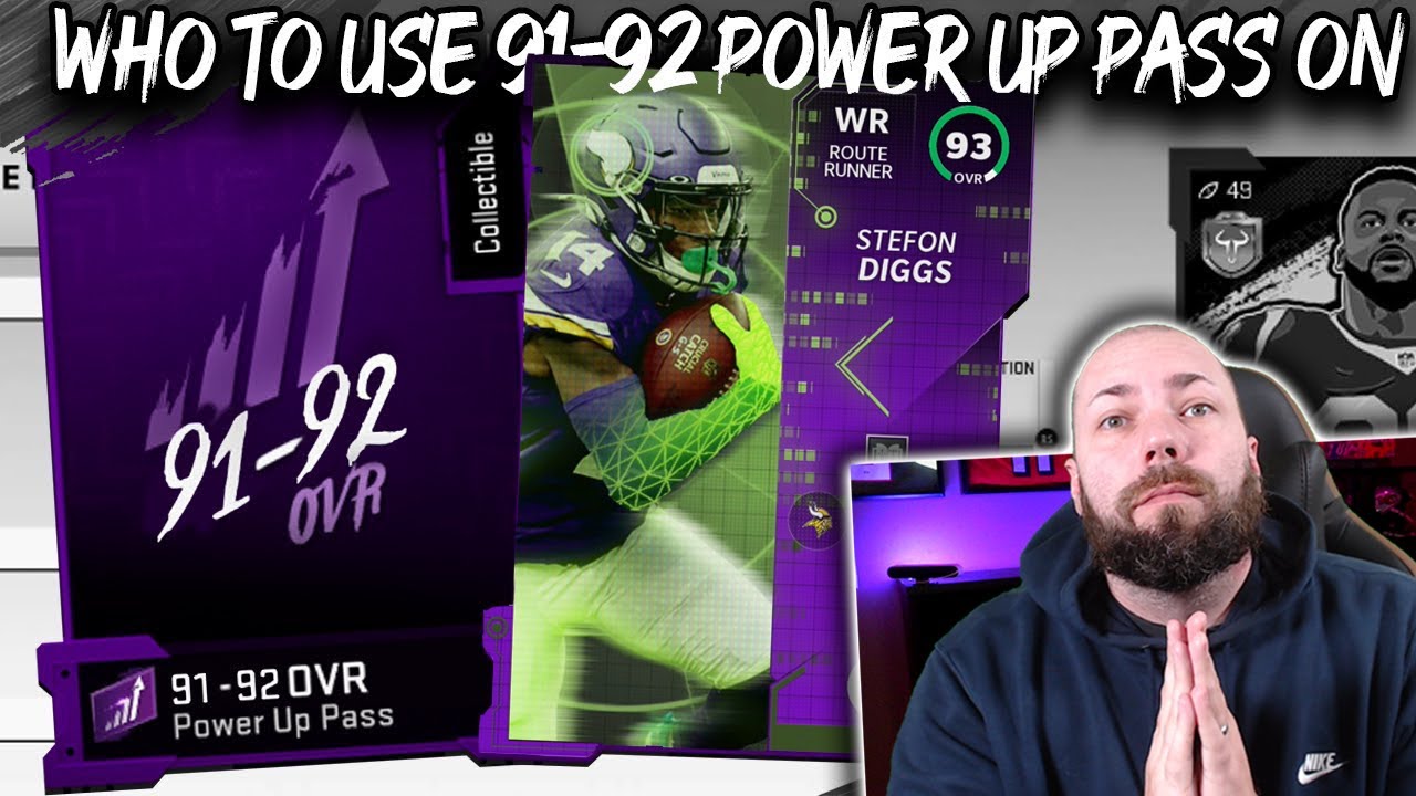 BEST PLAYERS TO USE THE 91-92 OVERALL POWER UP PASS ON! [MADDEN 21]