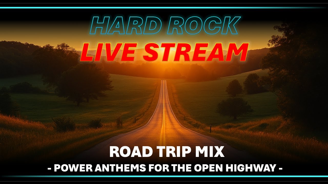 (LIVE) 🧠 Hard Rock 🎧 Road Trip Mix - Power Anthems for the Open Highway