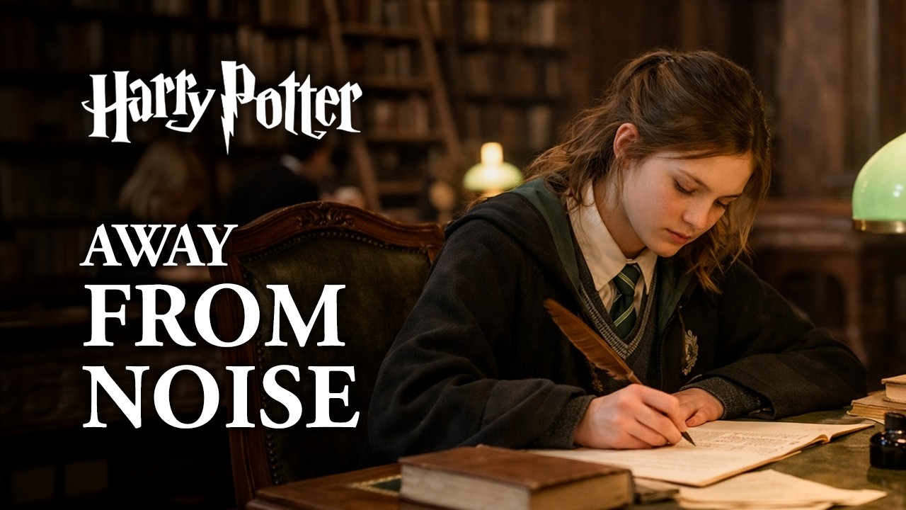 If the world feels loud, find a quiet place. Studying at Hogwarts