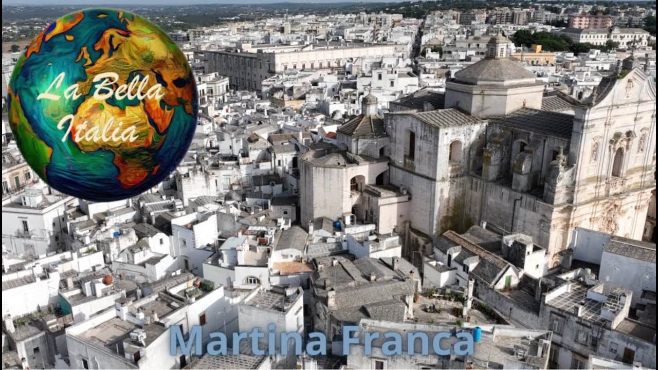 Martina Franca (TA) - Puglia - Italy - Video con drone - Città barocca