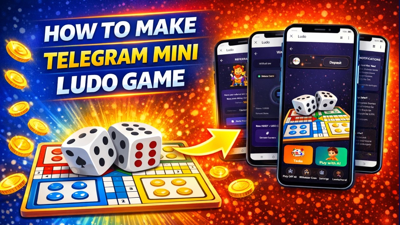 Telegram Ludo Mini App  | Web3 Game with Coins