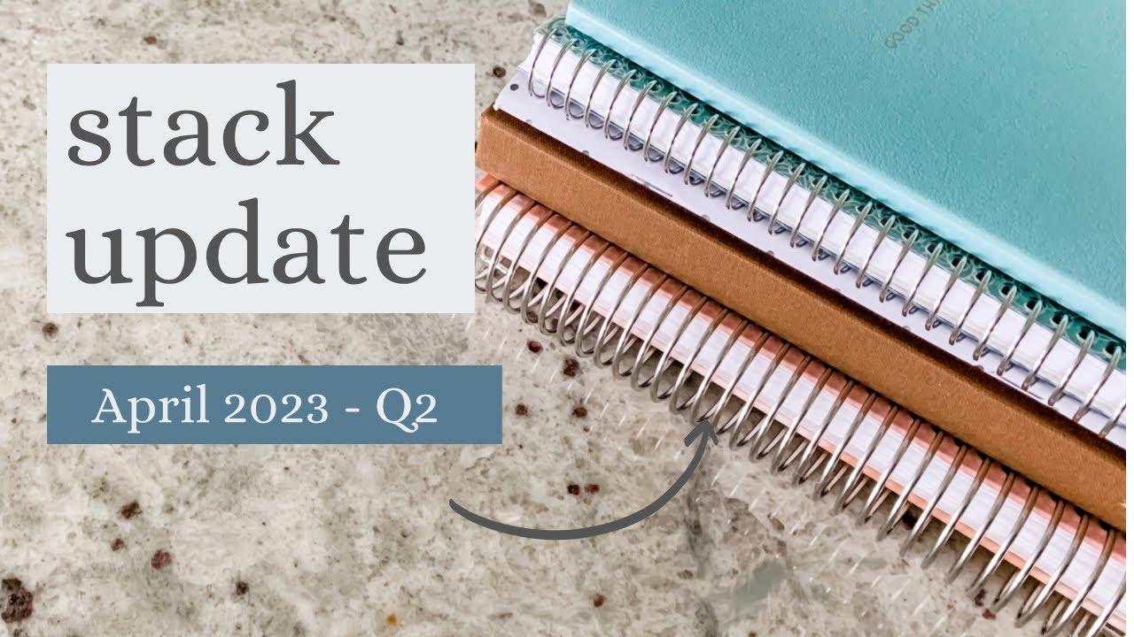 My Planner Lineup Might Surprise You | April 2023 Planner Stack Update