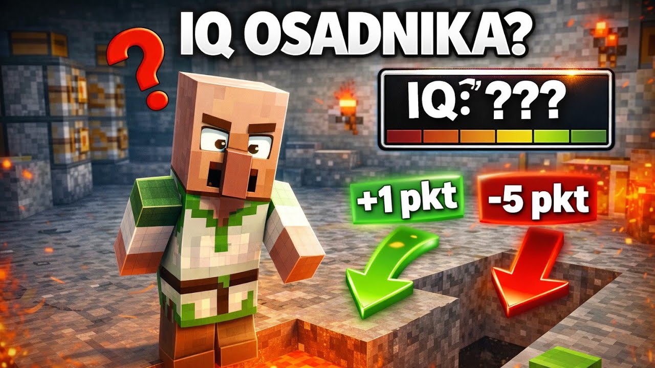 Sprawdzam ile iq ma osadnik z MINECRAFT
