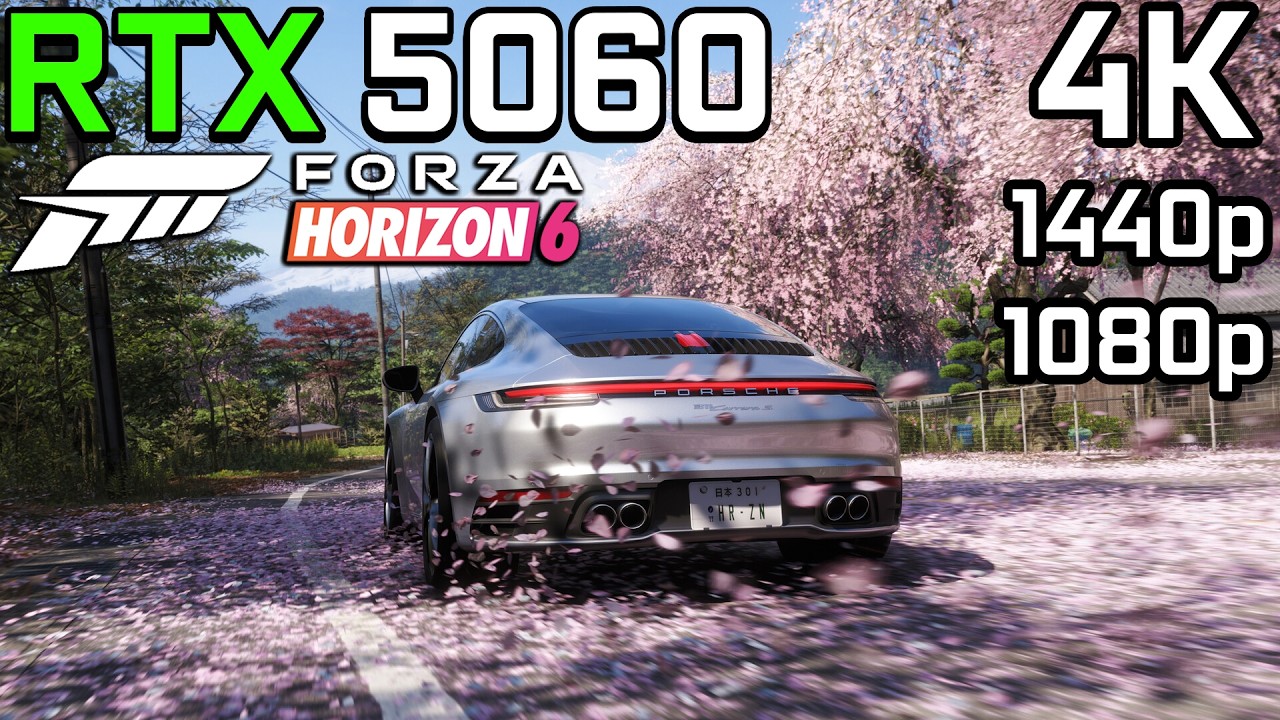 Forza Horizon 6 - RTX 5060 | 4K, 1440p, 1080p - Max Settings