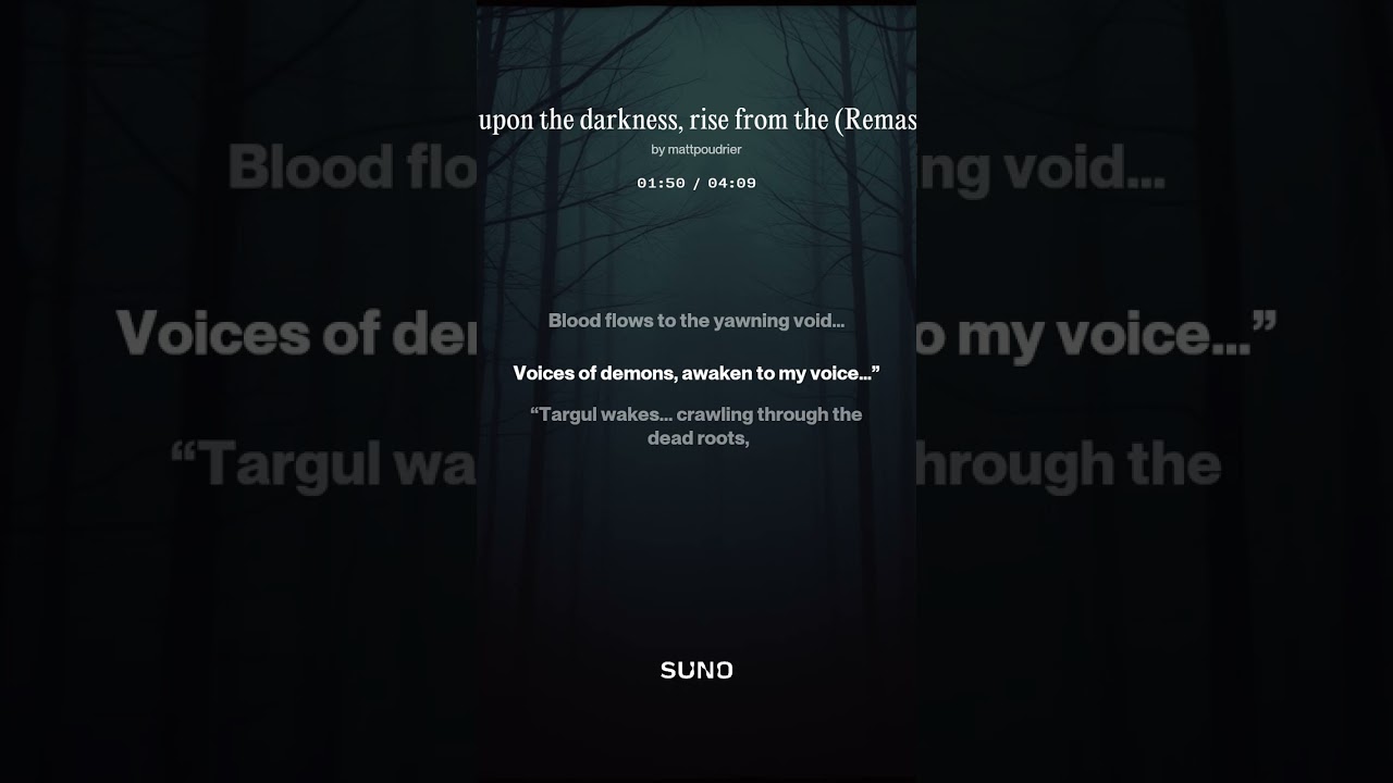 Matt Poudrier - I call upon the darkness
