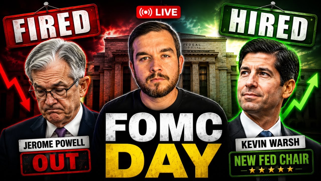 🚨В ПРЯМОМ ЭФИРЕ: СЛЕДИМ ЗА FOMC | Первое заседание ФРС с Кевином Уоршем | Биткоин и акции готовы ...