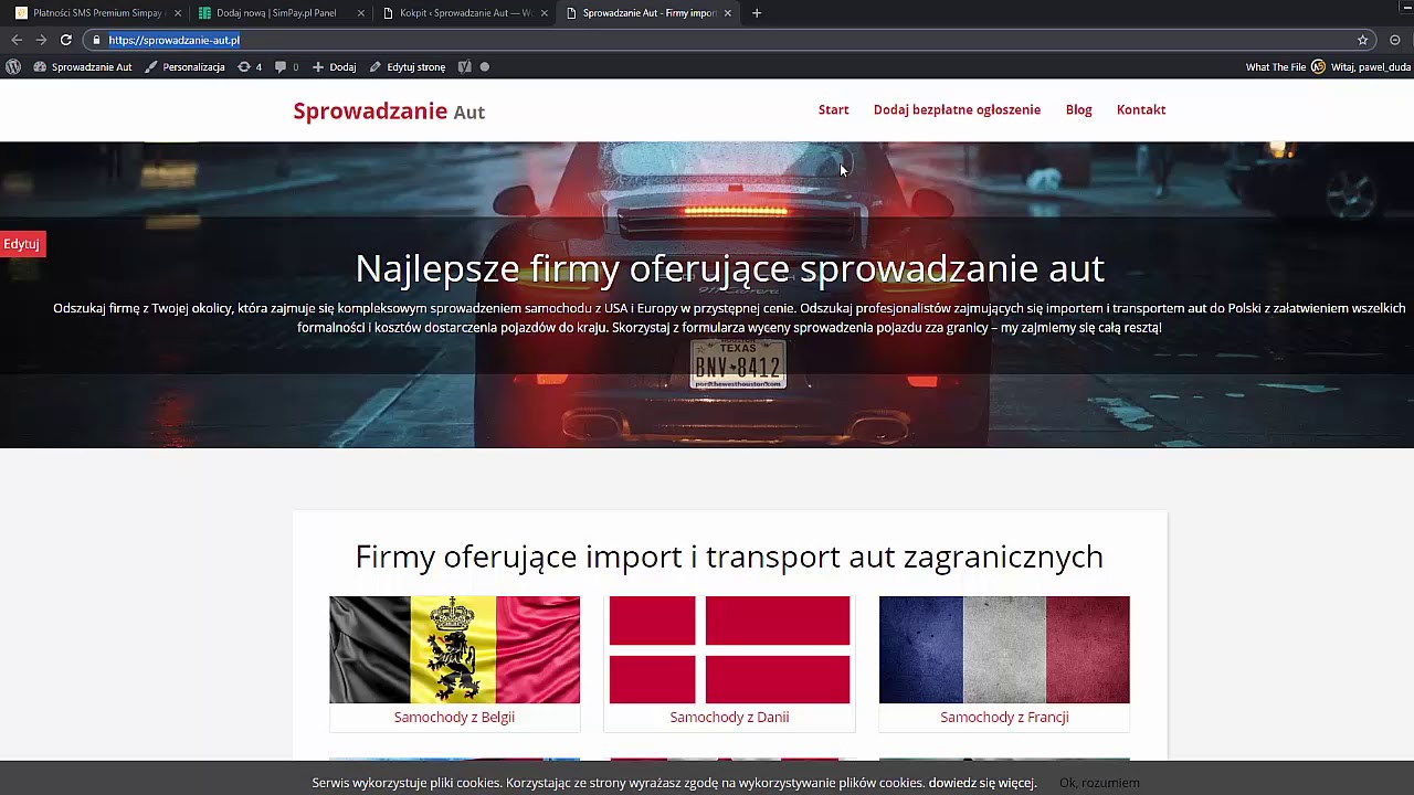 Płatności SMS Premium Simpay w WordPress - Płatny dostęp do treści