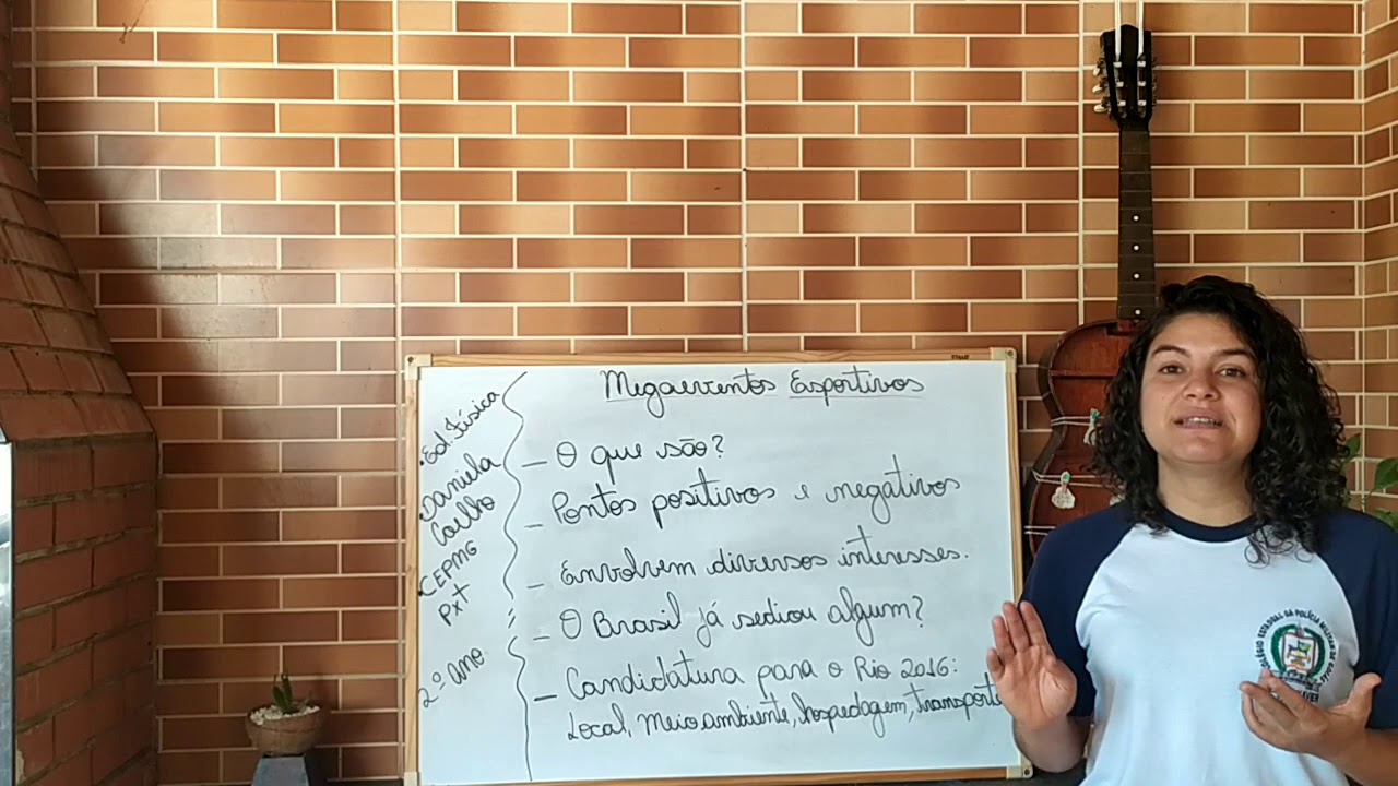 2&ordm; ano -  Aula de revis&atilde;o Megaeventos Esportivos