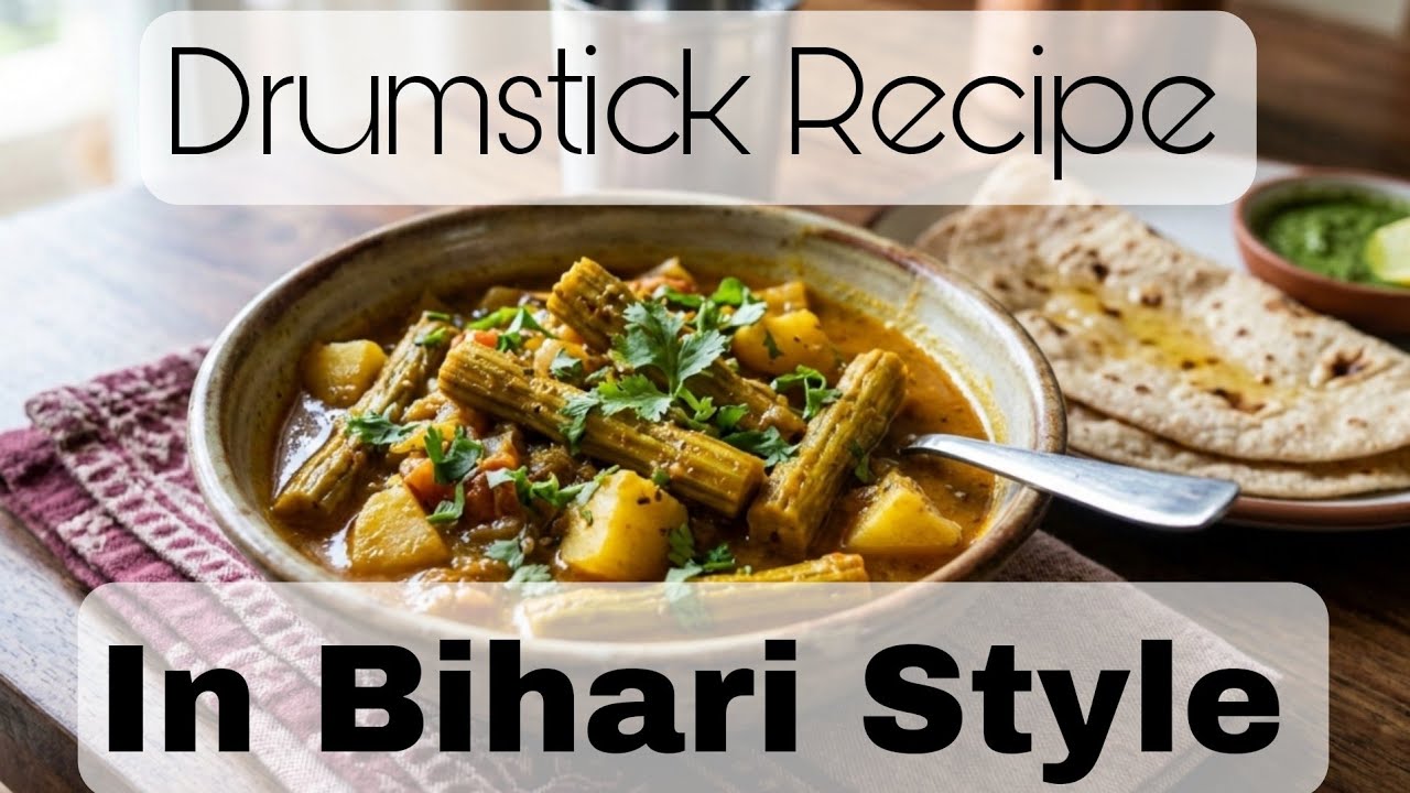 Bihari Style mai Drumstick Ki Sabji New Style Recipe With @Kajalkitchen07 