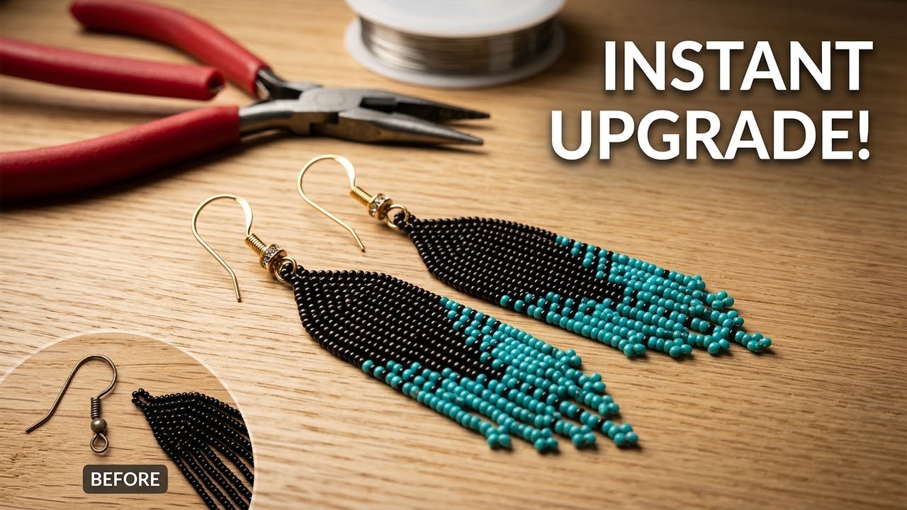 Upgrading Handmade Earrings | Simple Jewelry Fix with Basic Tools