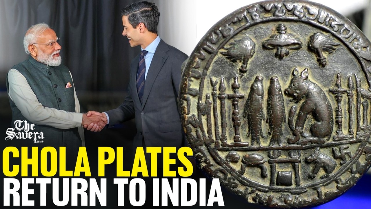 India Gets Back 11th Century Chola Copper Plates from Netherlands | Historic Return After 300 Years