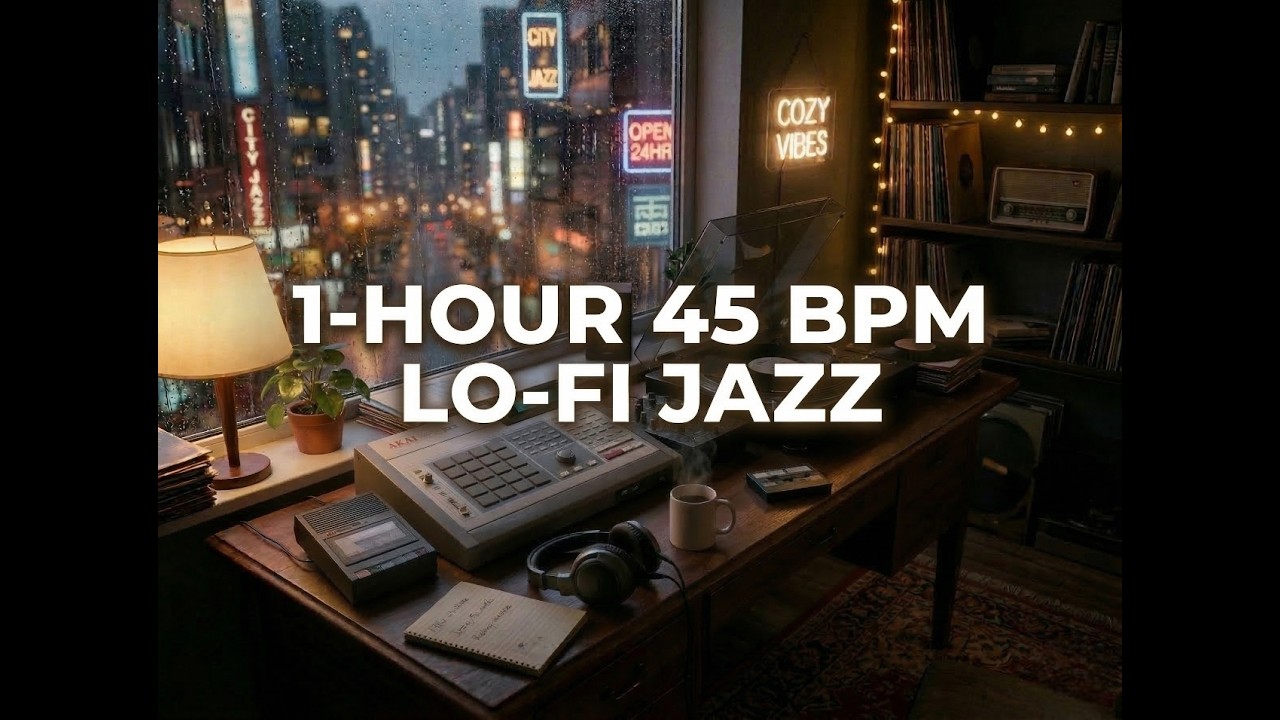 🌧️ Lo-fi Hip Hop 45 BPM | Slow Beats to Study