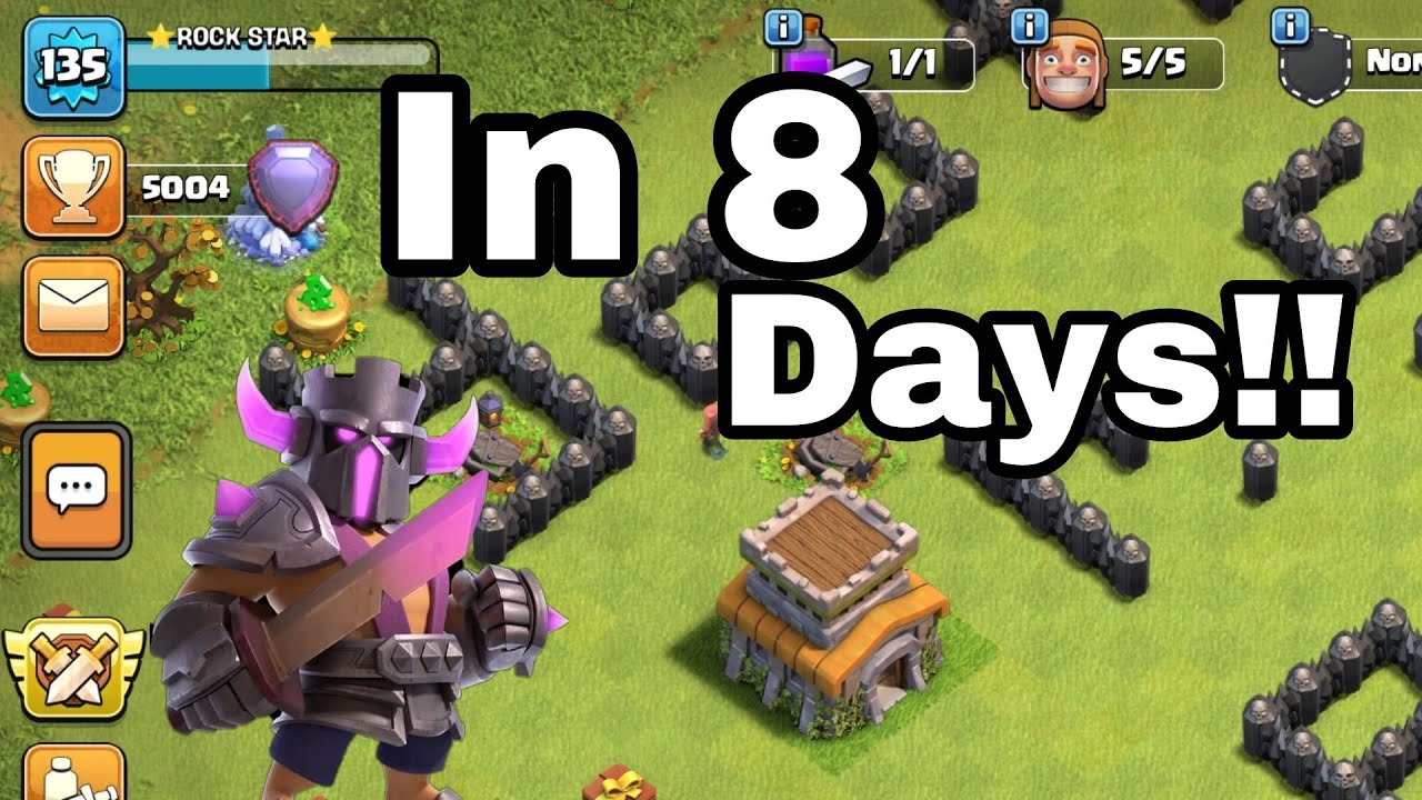 Day-8 | Town Hall 8 Legend In 8 Days | Town Hall 8 Legend Attacks❤️‍🔥