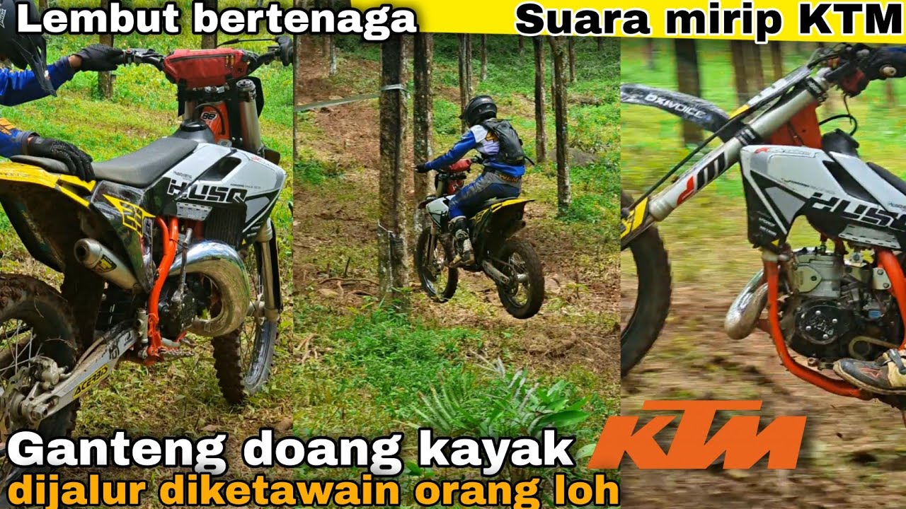 Trail kawasaki ninja itu di tanjakan tehnikal gigi 2 loyo❗harus kita akalin