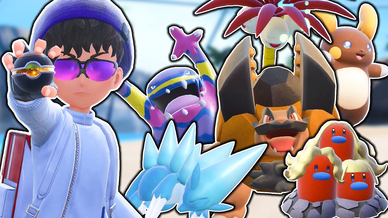 How I Caught Every Shiny Alolan Pokemon in Pokemon Violet