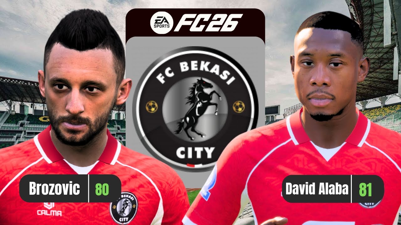 DAVID ALABA DAN BROZOVIC KE FC BEKASI CITY BRI SUPER LEAGUE DI FC 26 - CAREER MANAGER FC 26