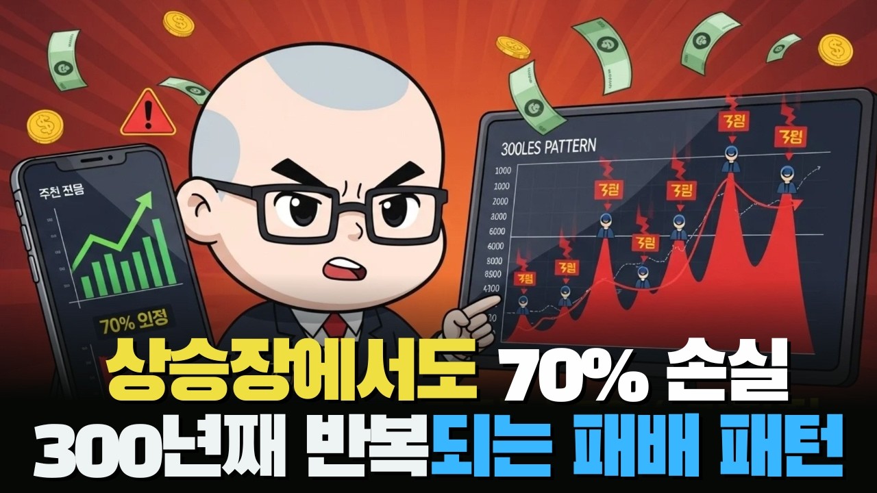 상승장에서도 70%가 돈을 잃는 진짜 이유.. 300년간 바뀌지 않은 개미의 패배 패턴