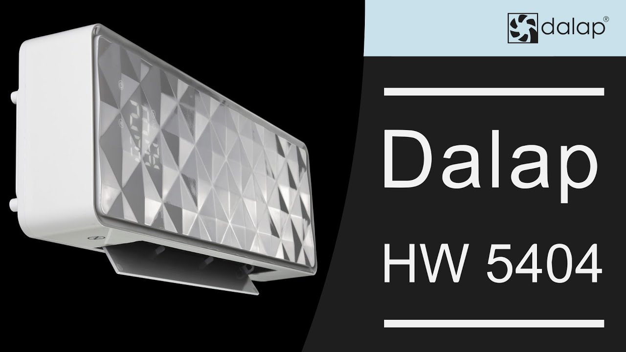Dalap HW 5404 Wandheizung mit Fernbedienung (PR&Auml;SENTATION)