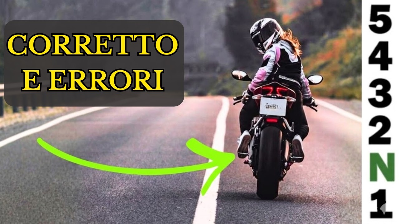 Cambiare marcia in moto: tecnica corretta ed errori da evitare