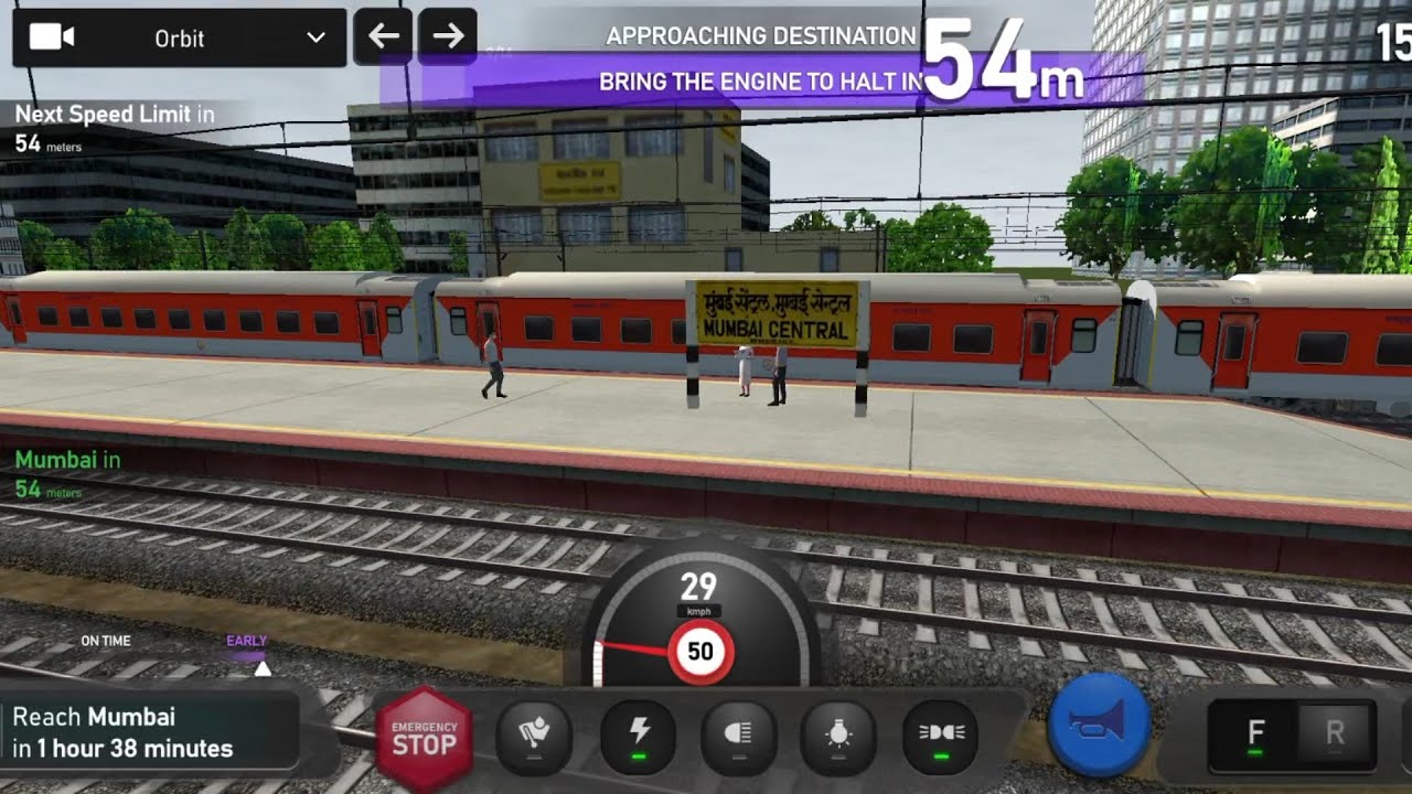 Rajdhani Express: Chennai To Mumbai Central Journey | Indian Train Simulator | Like & Subscribe