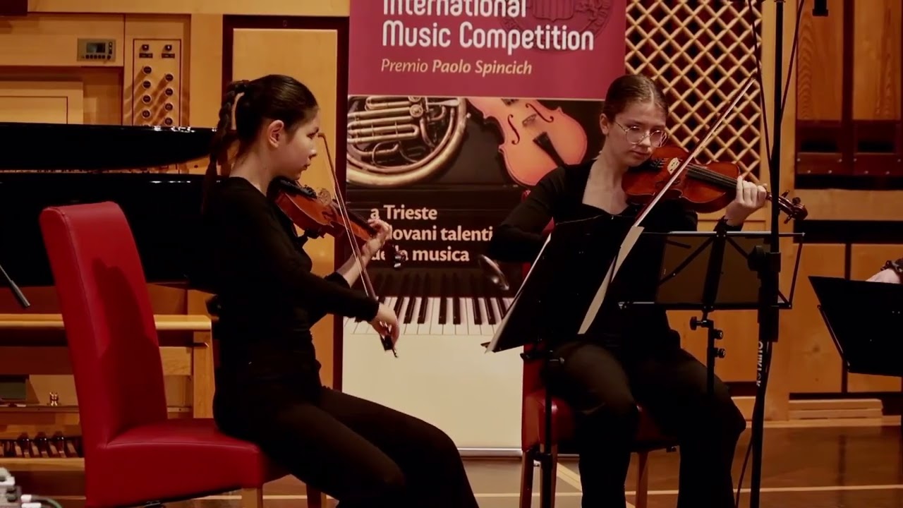 Belvederer Streichtrio, 20. Int. Wettbewerb Ars Nova Triest 2025 1. Preis, Beethoven und Borodin