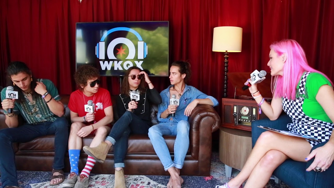 Группа Greta Van Fleet за кулисами вместе с 101WKQX | Lollapalooza 2018
