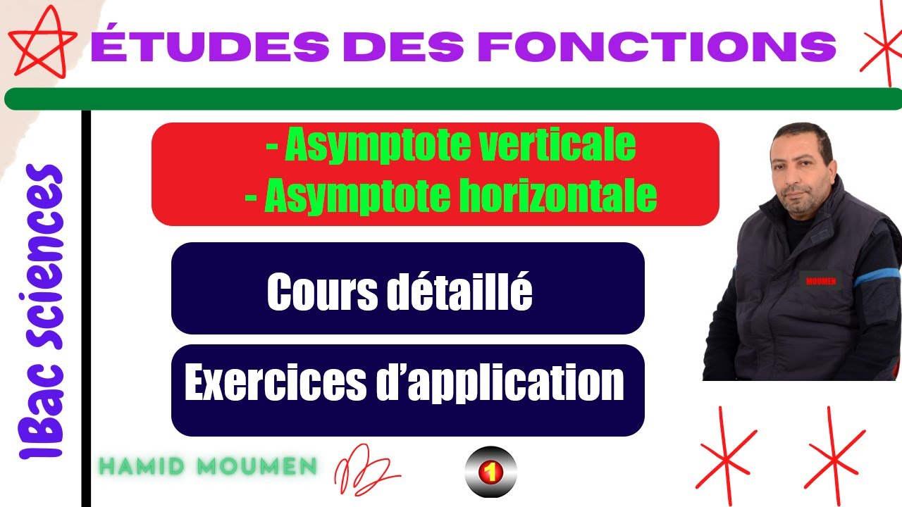 Asymptotes horizontale_verticale|| Cours détaillé avec exercices d'application||1Bac