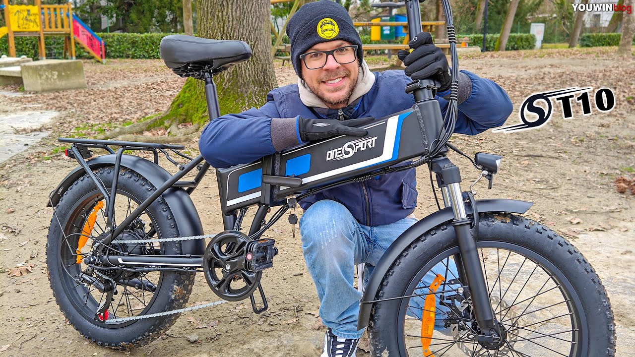 FAT BIKE OneSport OT10 💪 GROSSA, ECONOMICA, PIEGHEVOLE 🙏