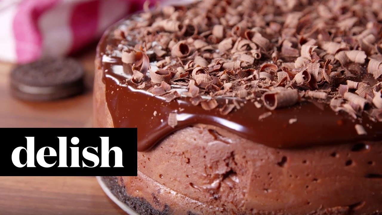 Death by Chocolate Cheesecake | Delish