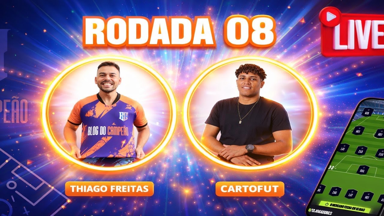ATAQUE PARA MITAR | DICAS COM CARTOFUT | RODADA 08 CARTOLA 2026
