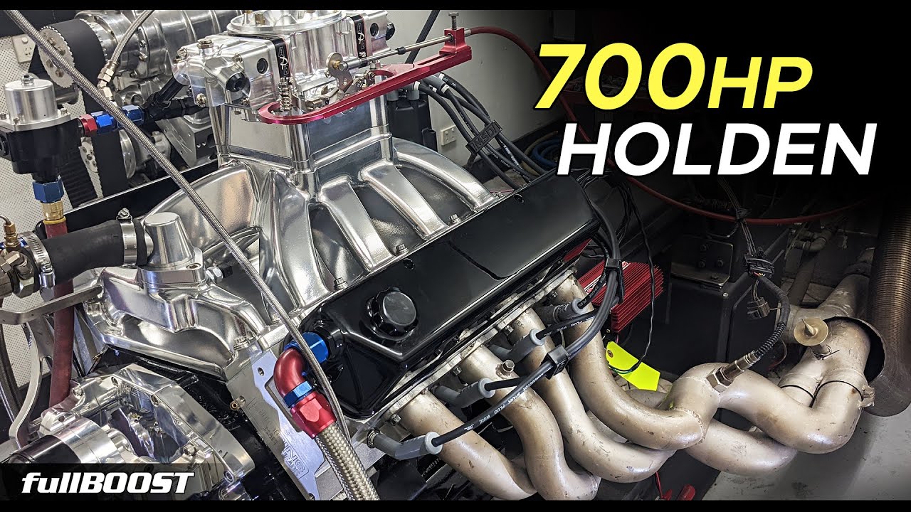 Сборка уличного двигателя Holden V8 мощностью 700 л.с. | fullBOOST