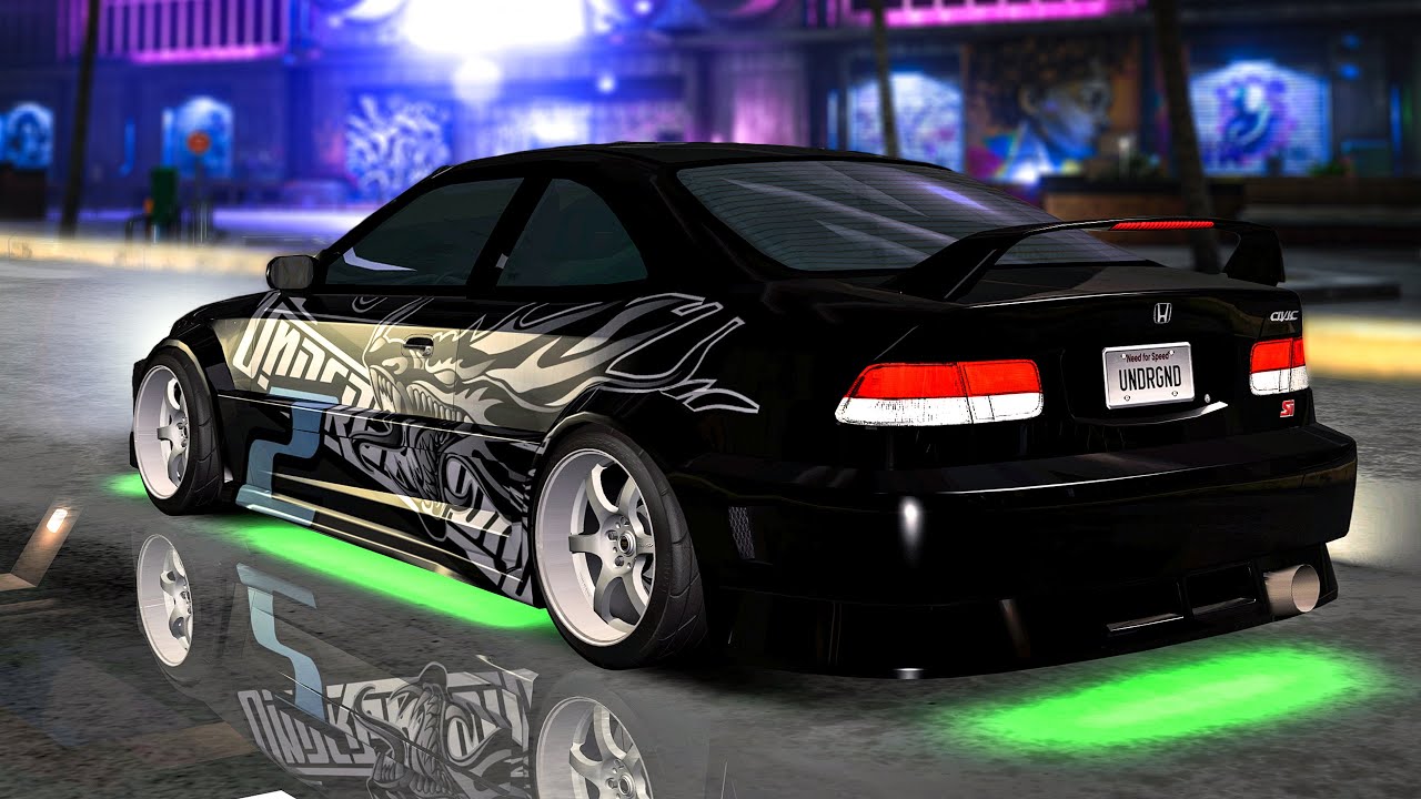 COMPREI UM HONDA CIVIC NO NEED FOR SPEED CARBON REWORK! (ESSE MOD MUDOU COMPLETAMENTE O JOGO)
