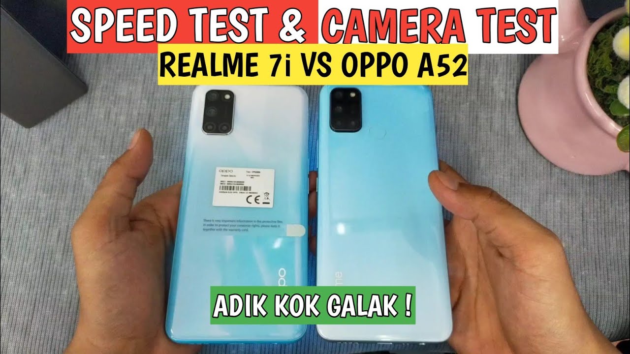 REALME 7i VS OPPO A52 ADIK KOK LEBIH GALAK