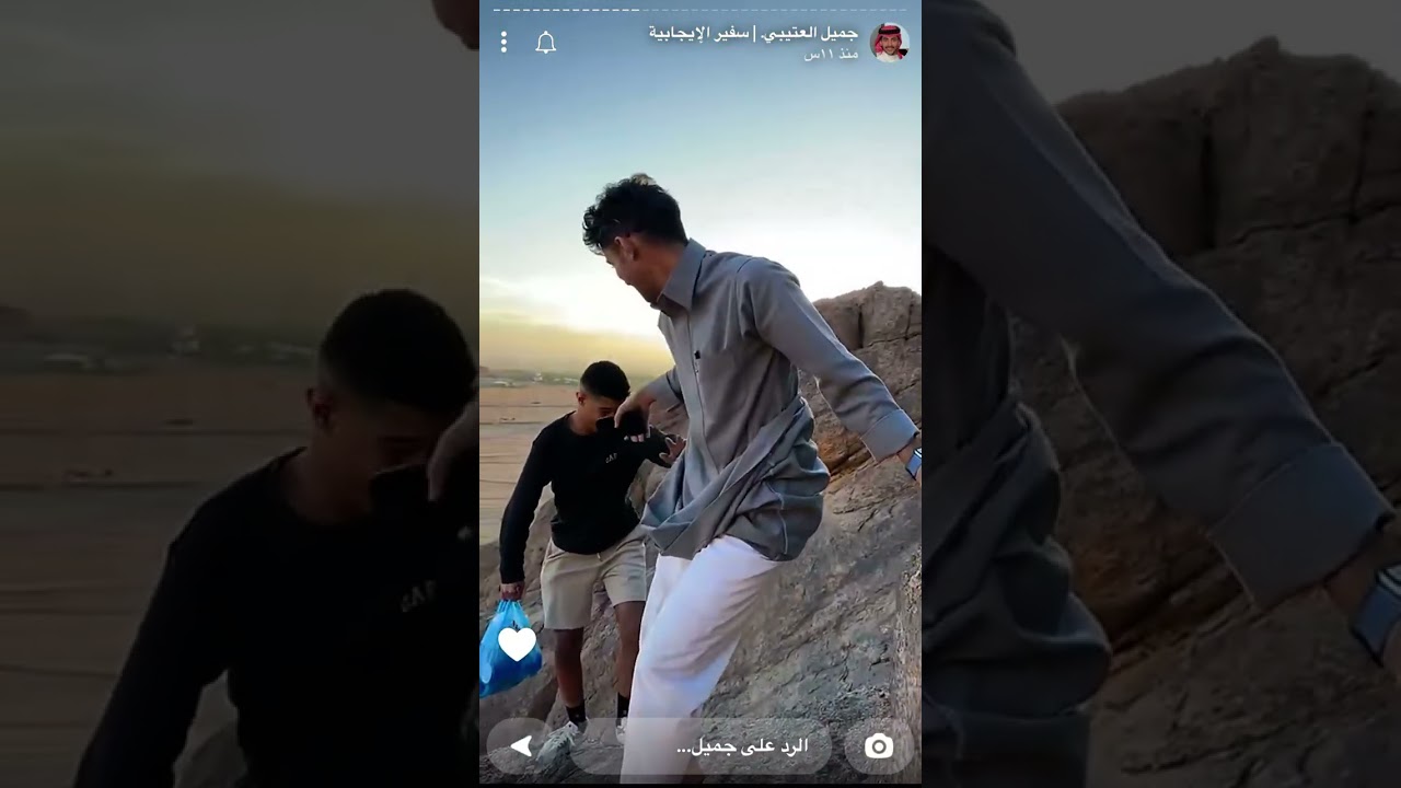سنابات جميل العتيبي في رحلة تبوك