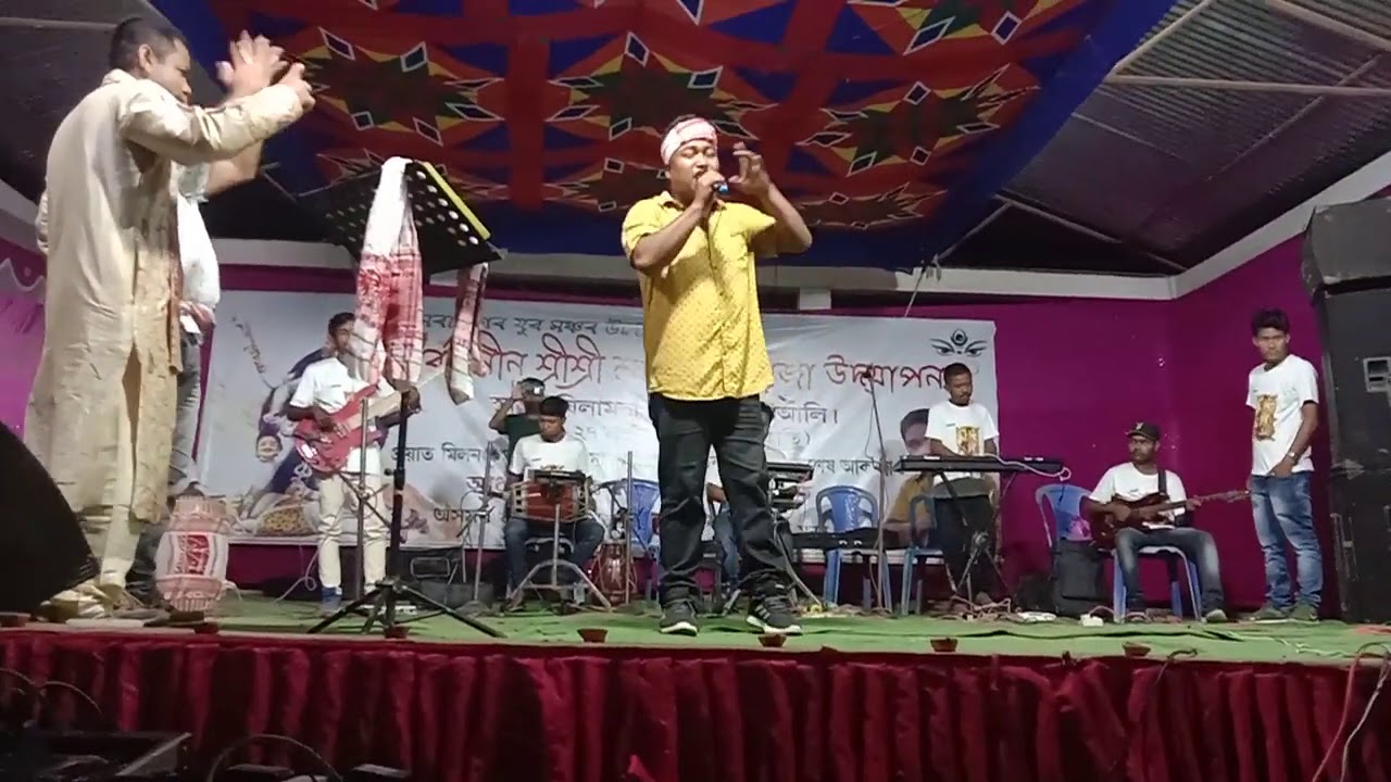 Rajib hodiya programme at Ghilamora.     please subscribe to my channel