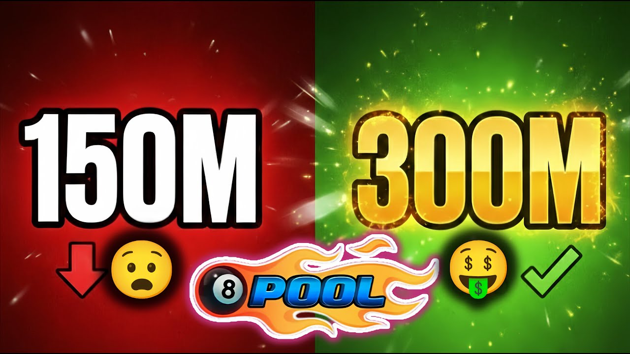 150M ➡️ 030M 🎱 LIVE 8 Ball Pool