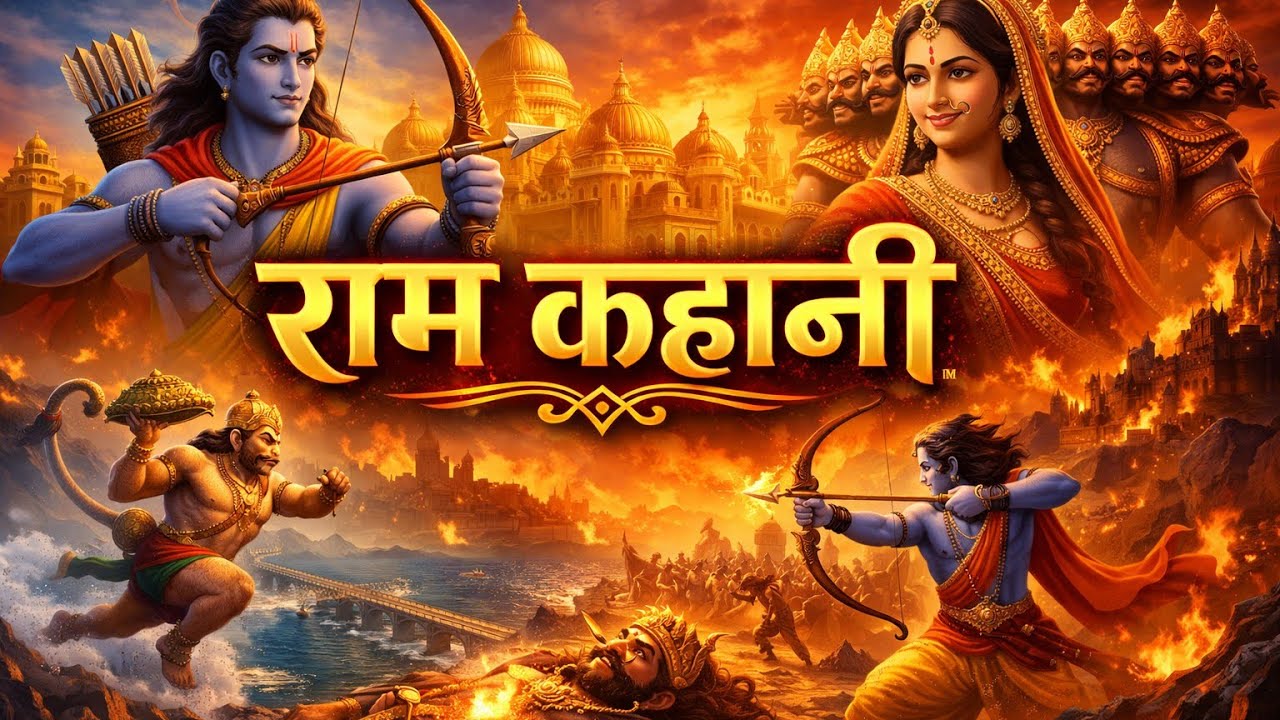 मर्यादा पुरुषोत्तम राम की कथा — जन्म से लेकर विजय तक की दिव्य यात्रा