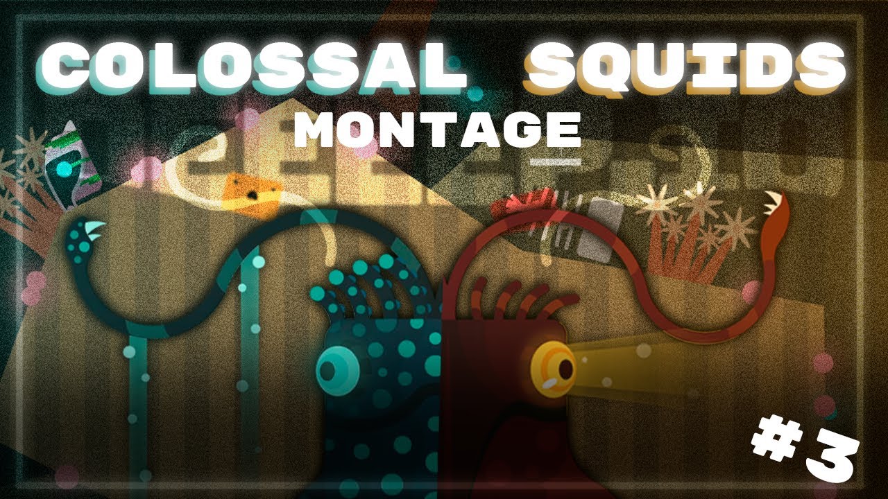 COLOSSAL SQUID MONTAGE #3 | Deeeep.io