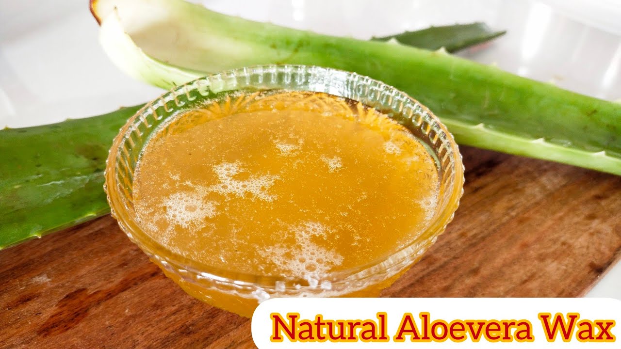 How to make homemade aloevera wax | aloevera wax kaise banaye | घर पर कैसे बनाएं एलोवेरा वैक्स