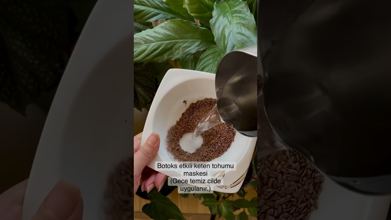 Flaxseed gel for face , Keten tohumu maskesi #flaxseed #sağlık #ciltbakımı #organic #skincare #cilt