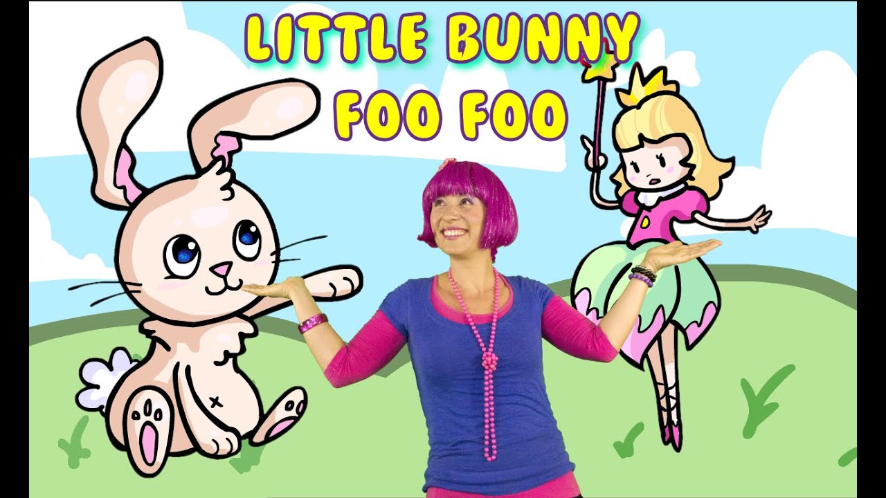 Little Bunny Foo Foo with lyrics | Nursery rhymes for children, toddlers and kids. | Debbie Doo