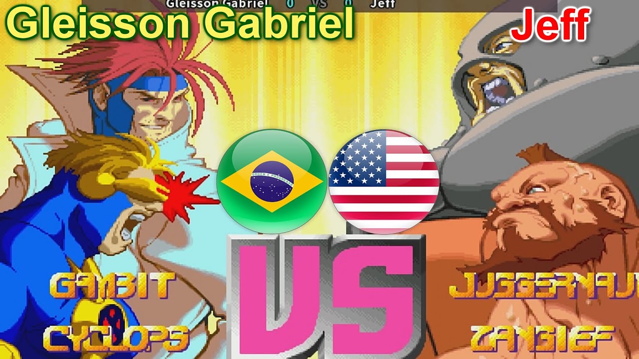 X-Men Vs. Street Fighter - Gleisson Gabriel vs Jeff