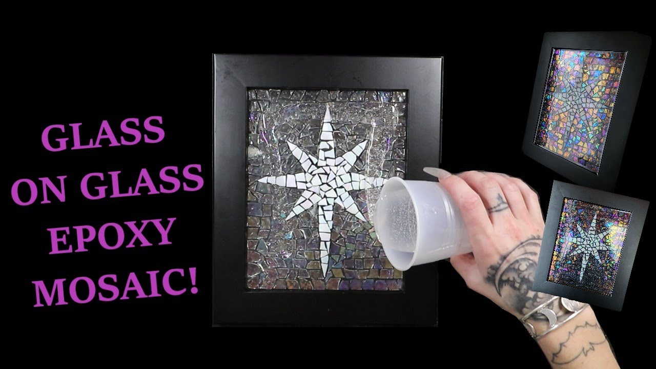 GLASS ON GLASS EPOXY MOSAIC!