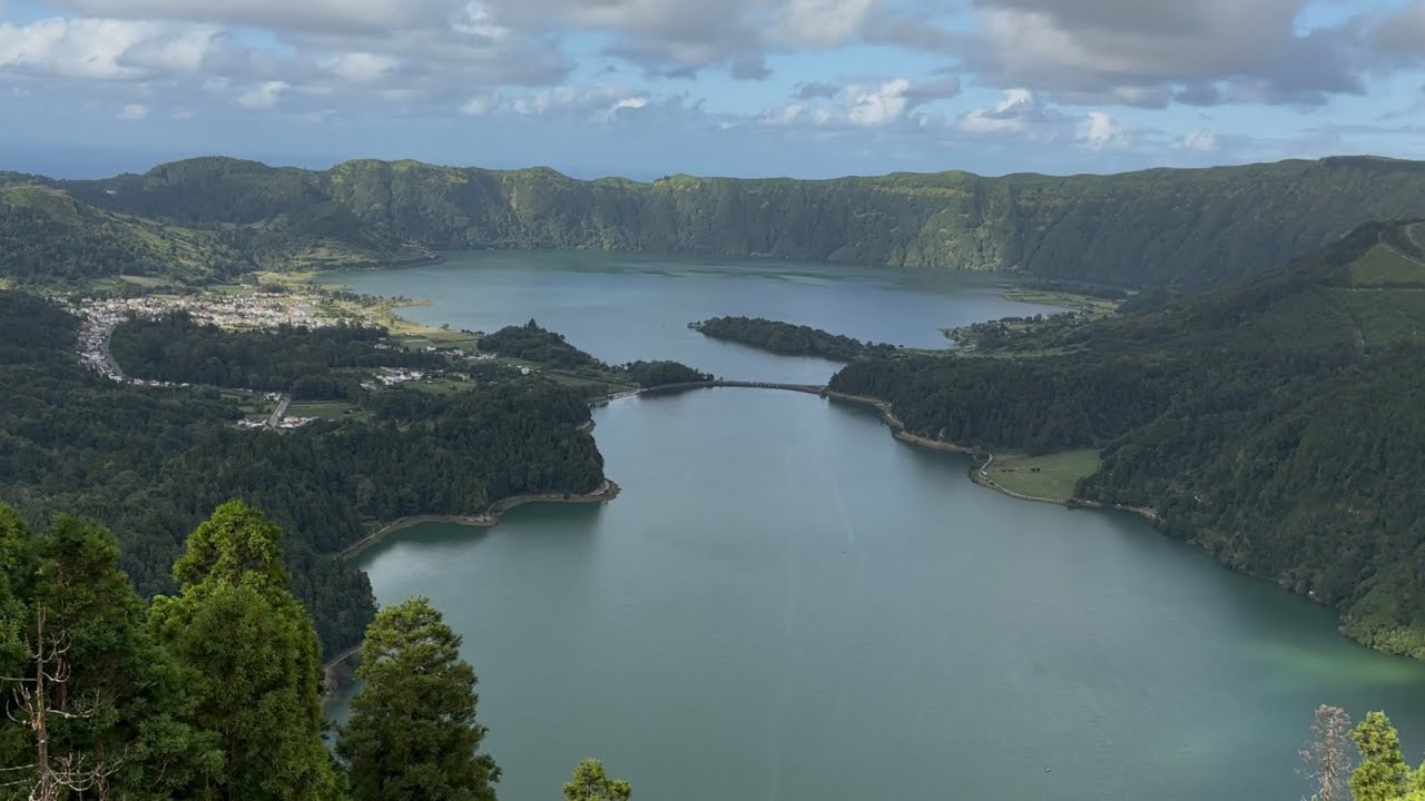 View from hotel Monte Palace #nature #lake #crater #travel #cute #azores 