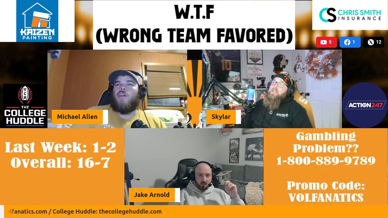 Tennessee Transfer Portal and Draft Updates, CFP Bracket, and Bowl/CFP Picks