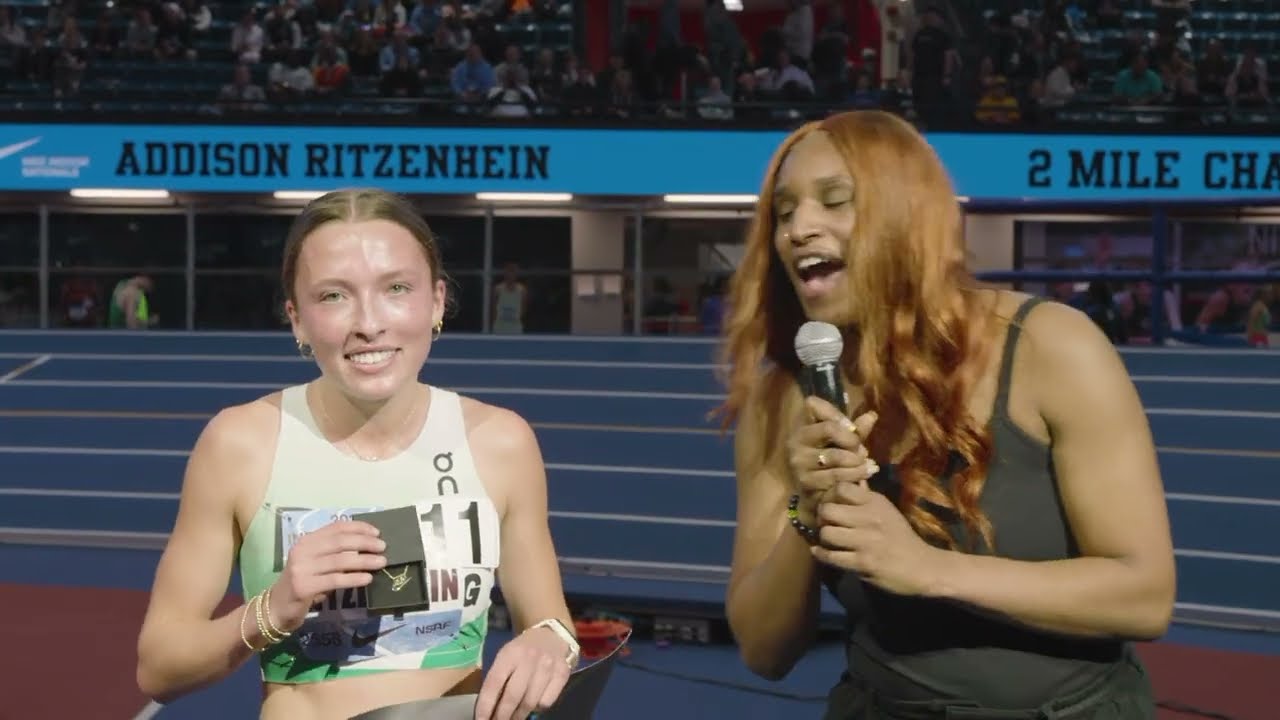 Nike Indoor Nationals Girls 2 Mile принесла команде США первое место [Полный повтор гонки]